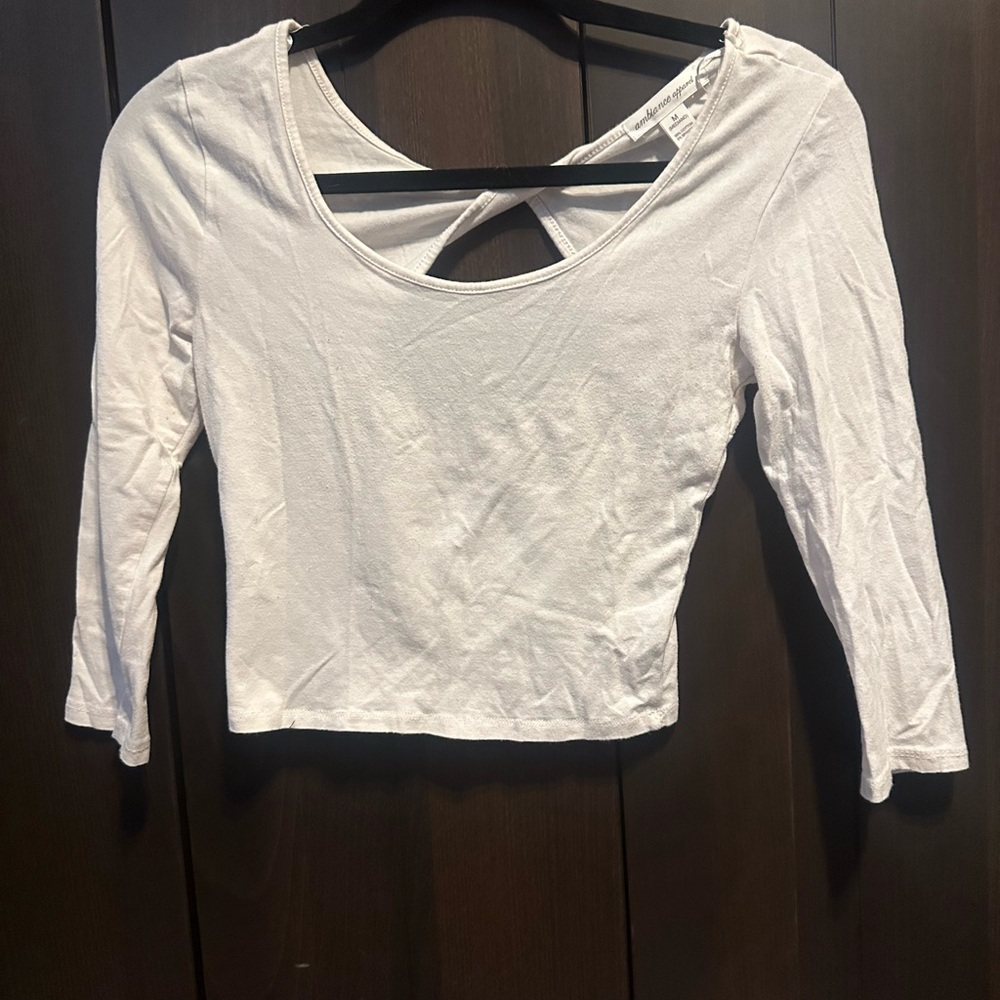 White Women's Crop Top